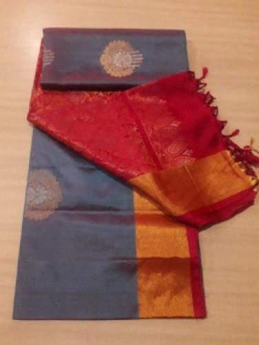 SOFT SILK SAREE WITH BLOUSE